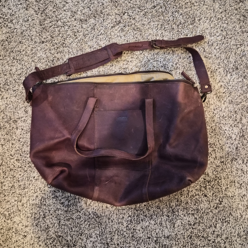 Duluth Trading Co Brown Leather Travel Bags - Picture 6 of 11